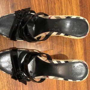 *Burberry Wedge Espadrilles - Size 41 (US 10)